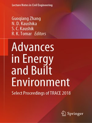 cover image of Advances in Energy and Built Environment